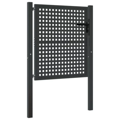 Abbildung von vidaXL Gartentor Anthrazit 105x150 cm Stahl
