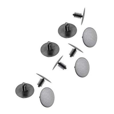 Abbildung von LST 10x TANNENBAUM CLIPS ABDECKSTOPFEN BEFESTIGUNG UNIL Ø 9 10mm Kopf 36mm