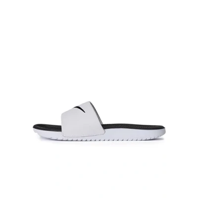 Abbildung von Nike Performance KAWA Slide Unisex Badesandale für Kinder, Größe: 32, White/black Schuhe