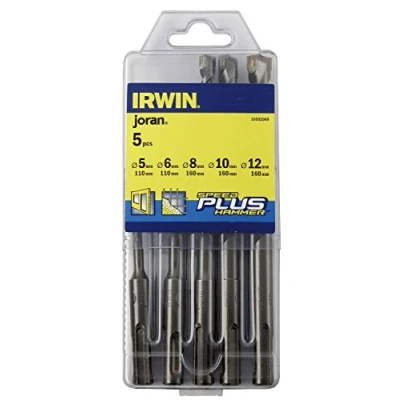 Abbildung von IRWIN 10502089, Rotationshammer, Bohrerbit Set, SDS plus Welle, 5 Stück(e)