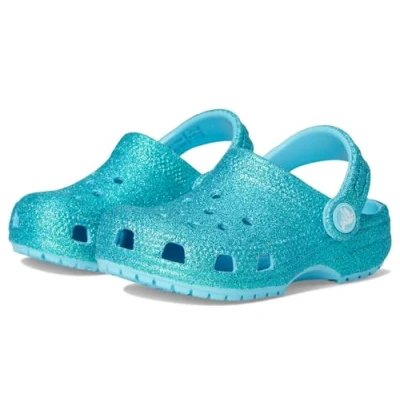 Abbildung von Crocs Unisex Kinder Classic Glitter Clogs, Getöntes Glas, 5 Toddler