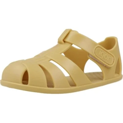Abbildung von IGOR S10324 Kinder Sandale für Jungen und Mädchen, hergestellt in Spanien., Gelb (Dijon), 25 EU