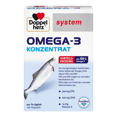 Abbildung von Doppelherz system Omega 3 Konzentrat 120 St