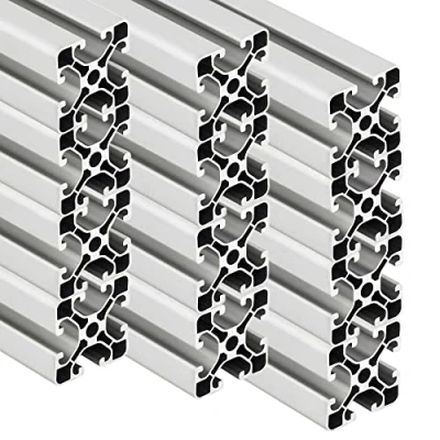 Abbildung von SCHMIDT systemprofile 12 Stück 2000mm Aluminium Profil 40x40mm Nut 8 Strebenprofil eloxiert 4040 Aluprofil Konstruktionsprofil 2m