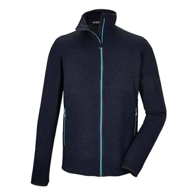 Abbildung von killtec Herren Strickfleecejacke/Fleecejacke mit Stehkragen KOS 328 MN FLX JCKT, dunkelnavy, XL, 41327 000