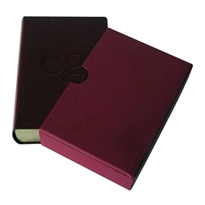 Abbildung von Evangelisches Gesangbuch Leder/Rot mit Goldschnitt im Schuber: Taschenausgabe Ausgabe für die Landeskirchen Rheinland, Westfalen und Lippe
