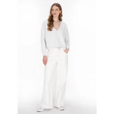 Abbildung von Sweatshirt DREIMASTER XS / Off White Melange 60% Cotton 40% Polyester