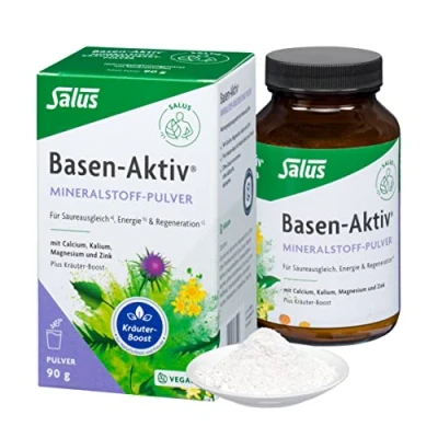 Abbildung von Basen Aktiv Mineralstoff kräuter extrakt pulver
