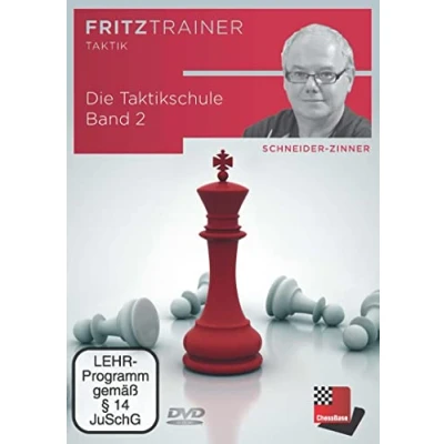 Abbildung von Die Taktikschule Band 2: Von der Hinlenkung zur Unterbrechung: Standardmotive zum Materialgewinn (Fritztrainer: Interaktives Video Schachtraining)