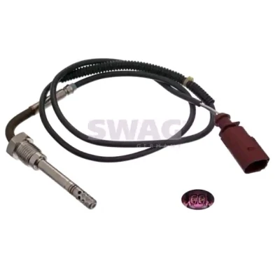 Abbildung von SWAG 30 94 9262 Sensor, Abgastemperatur vor Rußpartikelfilter, links VOLKSWAGEN: Touareg I, AUDI: Q7