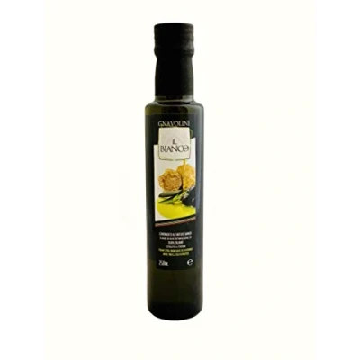 Abbildung von Gnavolini Weißes Trüffelgewürz Auf Basis von nativem Olivenöl extra 1 Flasche 250 ml...