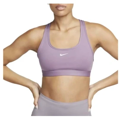 Abbildung von Nike Performance BRA Sportbh mit leichter Stützkraft, Damen, Größe: XL, Violet dust/white