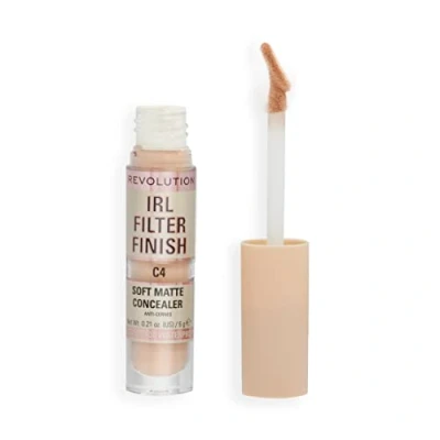 Abbildung von Makeup Revolution, IRL Filter Finish Concealer, Mittlere bis volle Deckkraft, C4, 6g