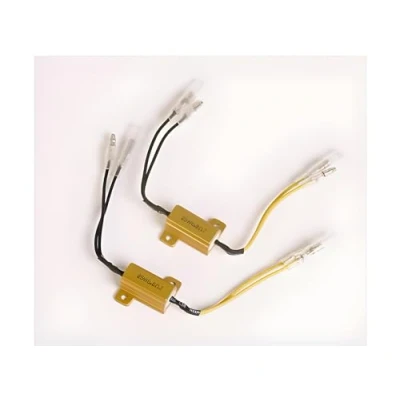 Abbildung von Shin Yo Widerstandpaar Metall im Kabel 6,8Ohm/25W für LED statt 21W