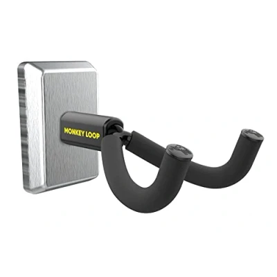 Abbildung von Monkey Loop Wall Prime Chrome Soporte De Pared Para Guitarra
