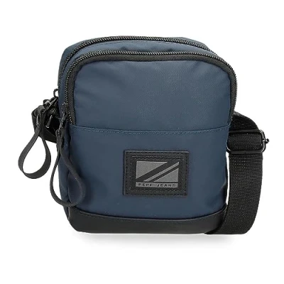 Abbildung von Pepe Jeans Hoxton Kleine Umhängetasche Blau 12x15x3,5 cm Polyester, blau, Talla única,