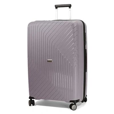 Abbildung von HAUPTSTADTKOFFER TXL Großer Hartschalen Koffer, TSA, 4 Doppel Rollen, Trolley, Rollkoffer, Reisekoffer, EXTRA LEICHT, Volumenerweiterung, 76 cm, 120 Liter, Vintage Silber