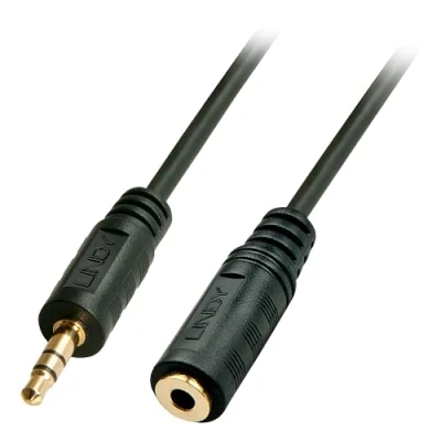 Abbildung von LINDY 35656 Premium Audio Verlängerungskabel, 3,5mm Stereo Klinkenstecker/ buchse, 10m