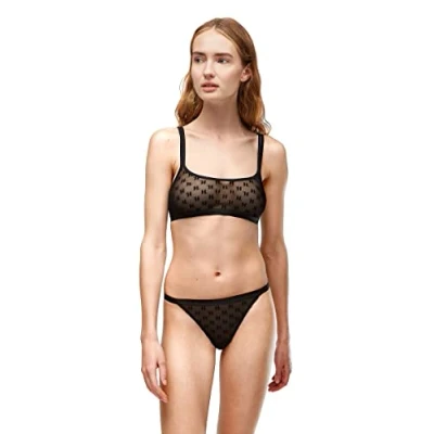 Abbildung von KARL LAGERFELD Damen Spitze Culottes Schwarz S