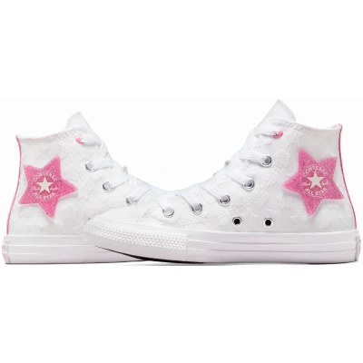 Abbildung von Converse Chuck Taylor ALL STAR Sneaker high für Kinder, Größe: 32, White/oops pink Schuhe