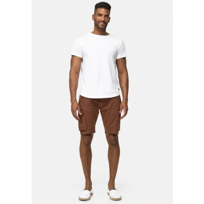 Abbildung von Indicode Jeans Arbor Shorts, Herren, Größe: Small, Bombay brown