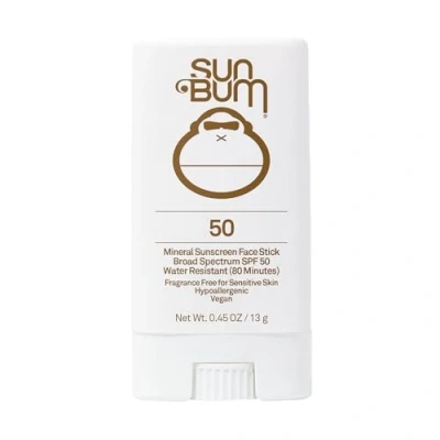 Abbildung von Sun Bum Mineral LSF 50 Gesichtsstick Sonnenschutz, wasserabweisend, Breitspektrum Sonnenschutz mit Vitamin E, hypoallergen, Hawaii 104 Act konform (Octinoxat und Oxybenzonfrei), reisefreundlich, 15 g
