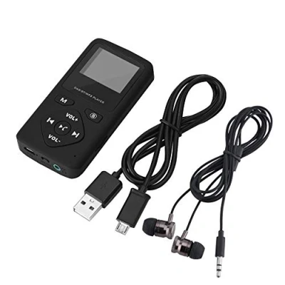 Abbildung von Tragbares Radio, Mini Pocket Digital DAB/DAB + Radioempfänger Bluetooth MP3 Player mit Kopfhörer, Unterstützung TF Karte Funktion