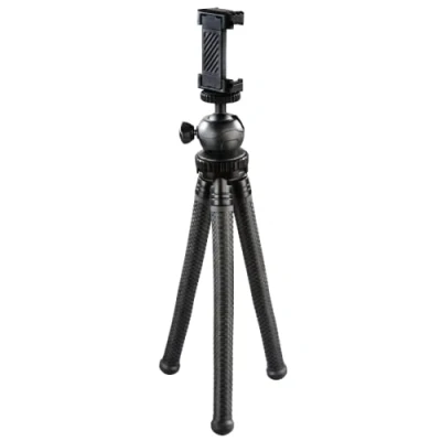 Abbildung von Hama FlexPro Dreibeinstativ 1/4 Zoll Arbeitshöhe=16 27 cm Schwarz Fü