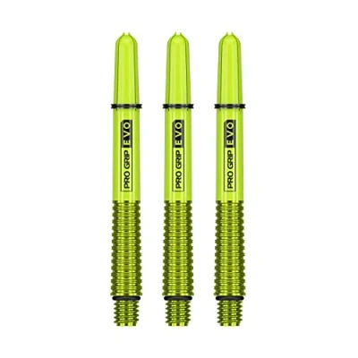 Abbildung von Target Darts Grün Pro Grip Evo Aluminium Dartschäfte Mittel