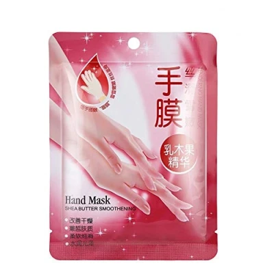Abbildung von Peeling Handmaske, 7Pair Shea Butter Hand Feuchtigkeitsspendende Glättungshandschuhe Hautpflege Hautreparatur Handmaske Handbehandlung Für alternde Hände