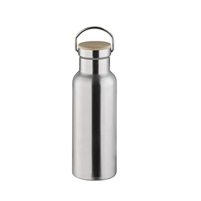 Abbildung von APS Isolierflasche, (1 tlg., mit Haltegurt), Edelstahl, doppelwandig, hält bis 12 Stunden heiß &amp; 24 kalt