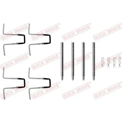 Abbildung von QUICK BRAKE 109 0977 Zubehörsatz, Scheibenbremsbelag MERCEDES BENZ: /8 Limousine