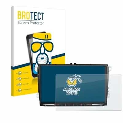 Abbildung von BROTECT Entspiegelungs Schutzglas für Erisin ES8998V 9&quot; Schutz Folie Panzerfolie Glas Matt [Extrem Kratzfest 9H, Anti Reflex, Fingerprint]