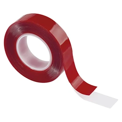 Abbildung von EMOS Acrylat Klebeband 3 m, Montage 18mm breit, doppelseitig, transparent, Verbindungsband mit hoher Klebekraft, dauerhafte Verbindung ohne Träger, Dicke 1 mm