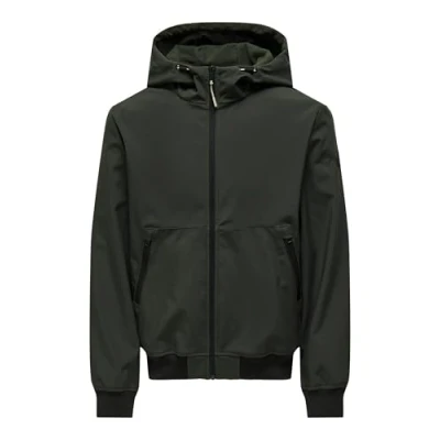 Abbildung von ONLY &amp; SONS Herren ONSBOWIE Softshell Bomber OTW Softshelljacke, Peat, S