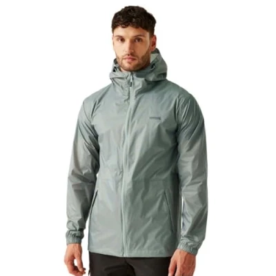 Abbildung von Herren Windjacke Wasserdicht. Atmungsaktiv. Leicht Pack It. blau