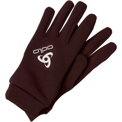 Abbildung von Odlo Sporthandschuhe Herren Damen Stretchfleece Liner I Unterziehhandschuhe Ski Handschuhe, Fudge