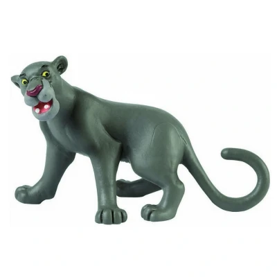 Abbildung von Bullyland 12377 Spielfigur Panther Baghira aus Walt Disney Das Dschungelbuch, ca. 8,4 cm, detailgetreu, ideal als kleines Geschenk für Kinder ab 3 Jahren