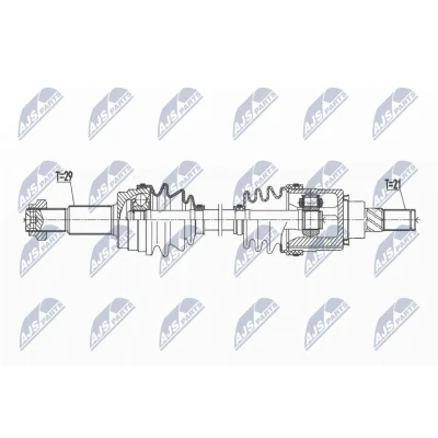 Abbildung von Antriebswelle NTY NPW NS 106