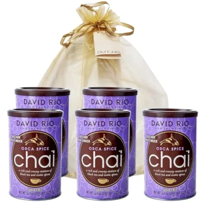 Abbildung von GUSTONE. David Rio Geschenkset Orca 5 x 337g Dosen Chai Latte