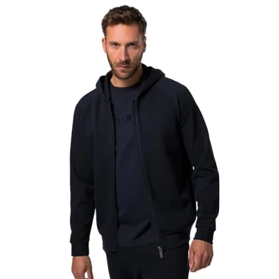 Abbildung von JP1880 Sweatjacke, Herren, Größe: 5XL, Navy blue