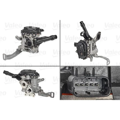 Abbildung von VALEO 700455 AGR Ventil elektrisch ohne Kühler, mit Dichtungen Unterdruck Bypass, Schelle CITROËN: C4 II Cactus, Picasso 2
