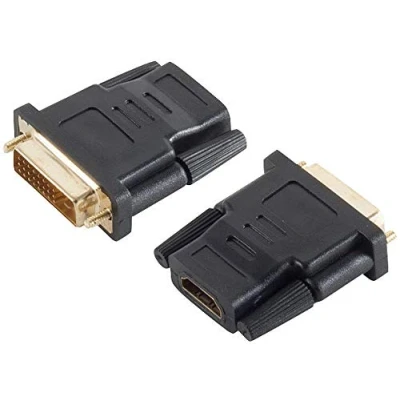 Abbildung von auvisio DVI zu HDMI Konverter: Display Adapter Buchse auf D Stecker (Grafikkarten HDMI, Monitor DVI, Grafikkarte)