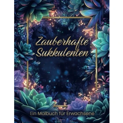Abbildung von Zauberhafte Sukkulenten Ein Malbuch für Erwachsene: 50 wunderschöne Pflanzenmotive zum Ausmalen Entspannung, Kreativität und Stressabbau