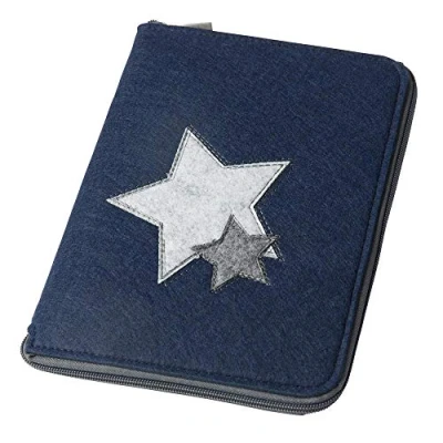 Abbildung von luxdag Mom&#039;s Organizer A5 mit Reißverschluss aus Filz (Farbe &amp; Motiv wählbar) Hülle für Mutterpass, U Heft, Ultraschallbilder Impfpass Geschenk werdende Mütter