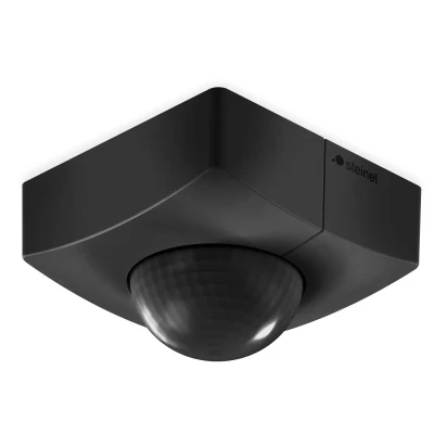 Abbildung von STEINEL IS 3360 40m COM1 Sensor Aufputz schwarz eckig