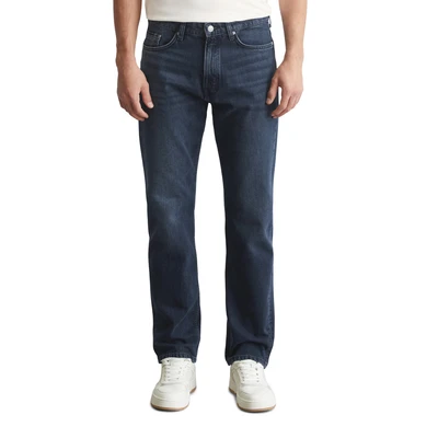 Abbildung von Marc O&#039;Polo Denim Trousers MID Waist Jeans Straight Leg, Herren, Größe: 31x32, Dark blue