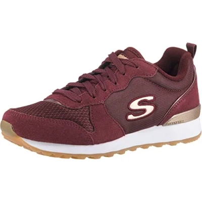 Abbildung von Skechers Sneaker low, Damen, Größe: 38, Burgundy/rose gold Schuhe