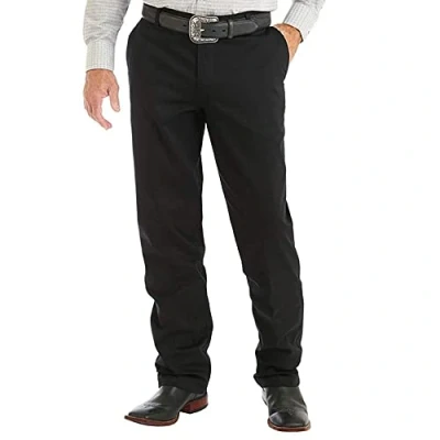 Abbildung von Wrangler Herren Flache Vorderseite, lockere Passform, Freizeithose Hose, Schwarz, 28W / 32L