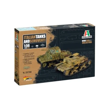 Abbildung von 1:56 Italians Tanks &amp; Semoventi